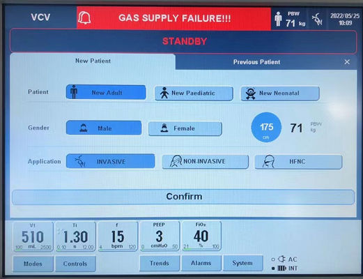 Icu-Raum Purple Horn-Ventilator-tragbares elektrisches für Erwachsenen